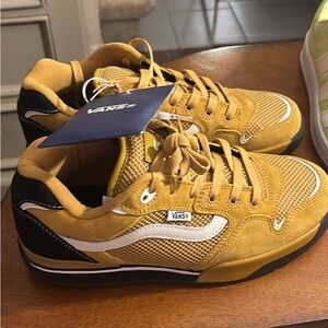 Vans Yellow and Black Sneakers